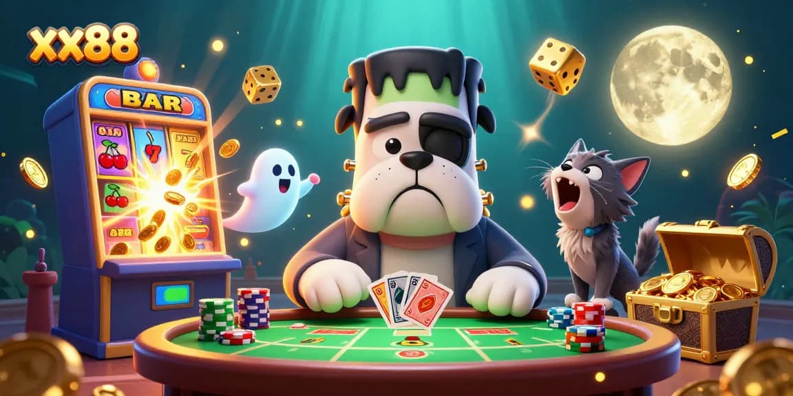 Engage in thrilling sports betting at xx88 with dynamic characters and exciting casino elements.
