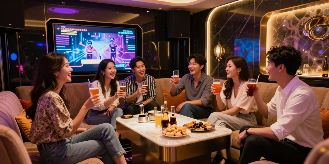 강남쩜오에서 프리미엄 서비스를 즐기는 고객들의 즐거운 모습.