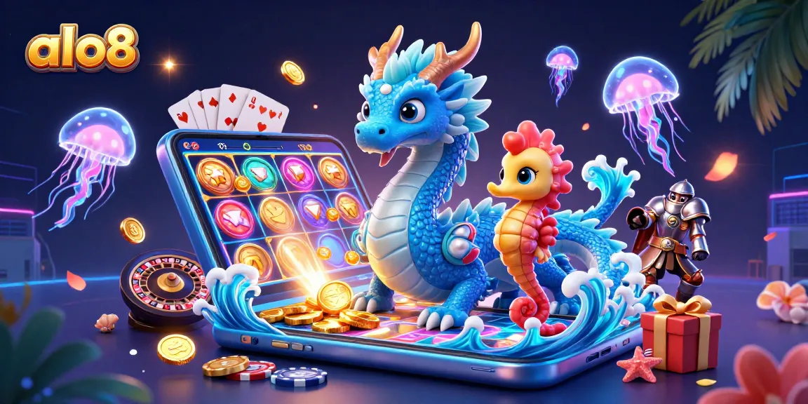 Experience the excitement of slots with alo8 featuring vibrant characters and dynamic casino elements.