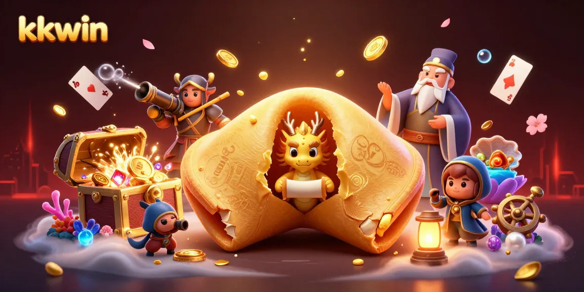 Join the excitement at kkwin with golden treasures and dynamic gaming elements in a thrilling scene.