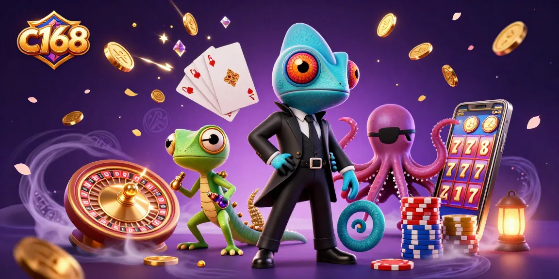 Experience the enchanting world of c168 with dynamic gaming elements and vibrant characters.