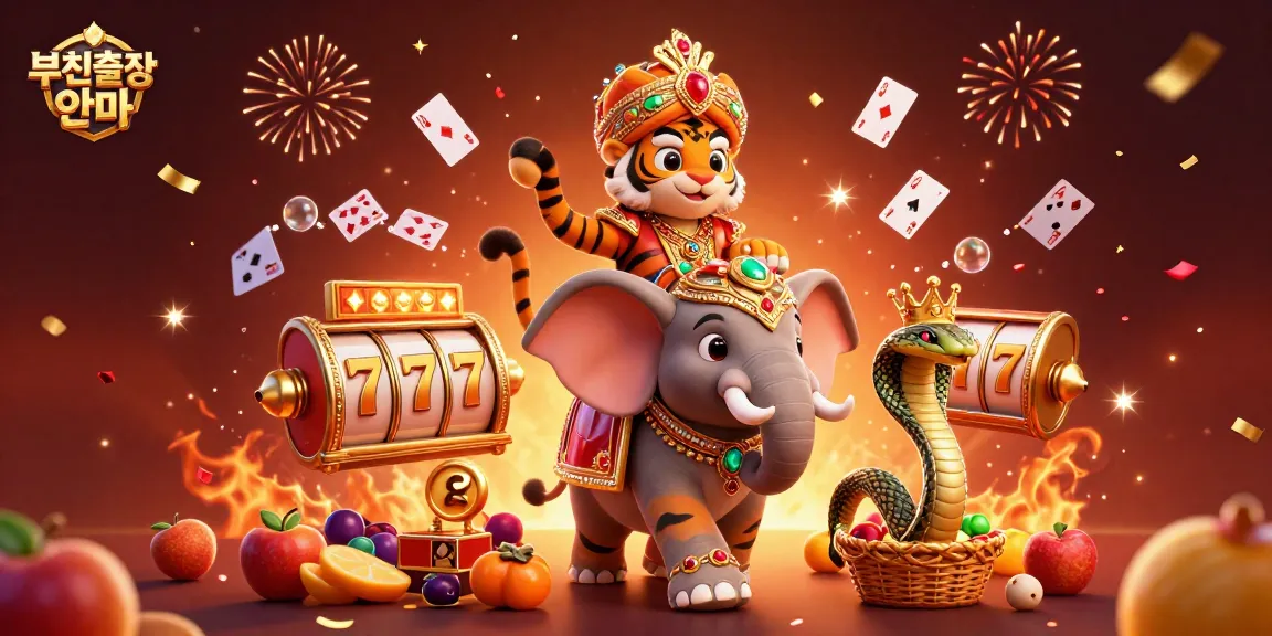 Experience the thrill of 부천출장 안마 with vibrant casino elements and engaging characters.